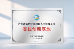 必博中心成为市级新的社会阶层人士实践创新基地